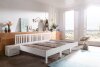 Family Bed GOZO | Beech - white lacquered (270x200cm)