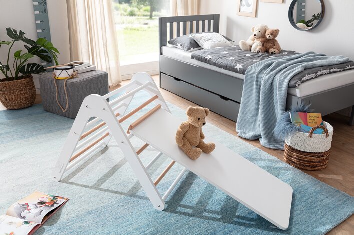 Wooden Slide and Climbing Ramp for Toddlers | RIMA