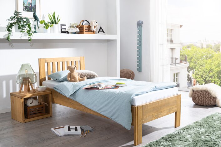 Conversion set to single bed - GOZO | Spruce - dark waxed