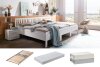 Complete Set | Family bed GOZO | Beech - white lacquered (270x200cm)